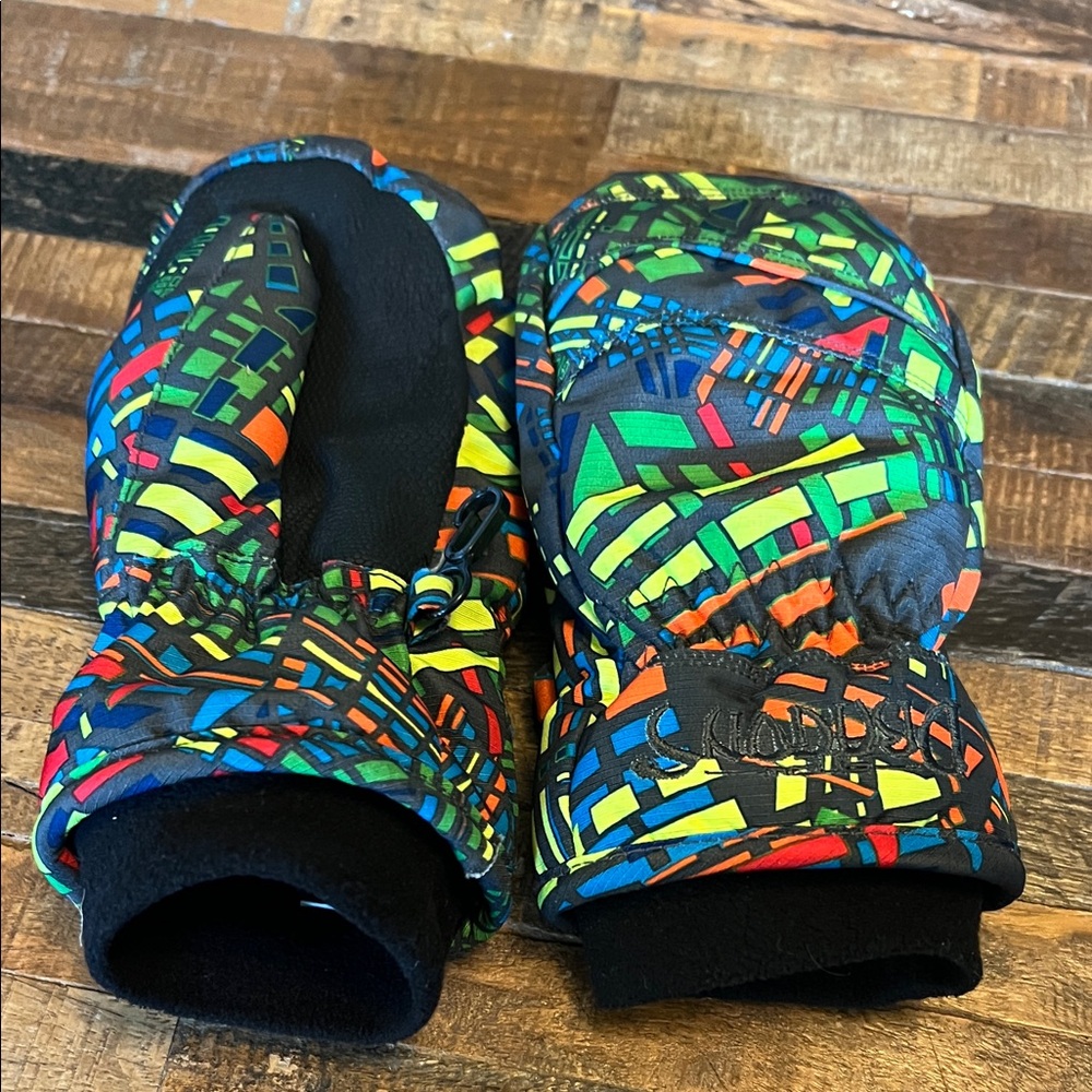 Vibrant Multicolor Kids Mittens by Dragons